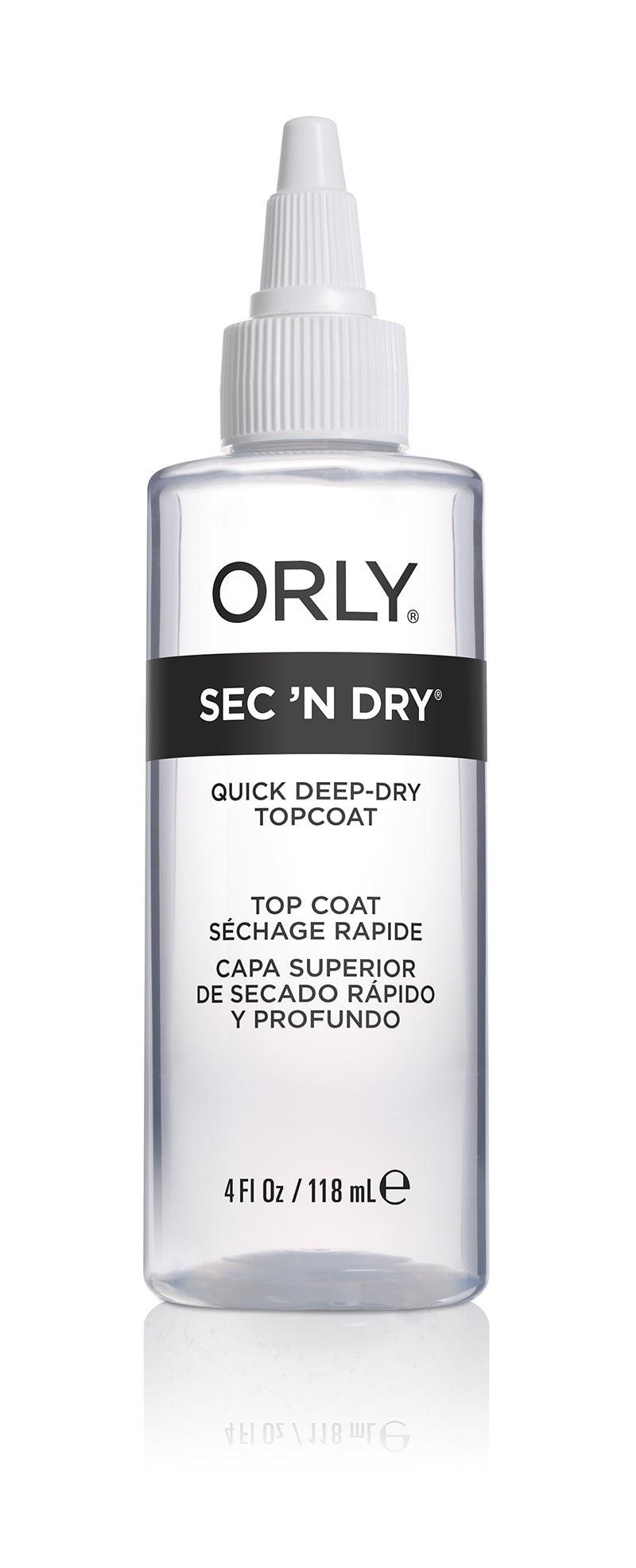 Topcoat Γρήγορο Στεγνωτικό Βερνικιού Sec'n'Dry 118ml - ORLY